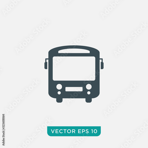 Bus Icon Design, Vector EPS10