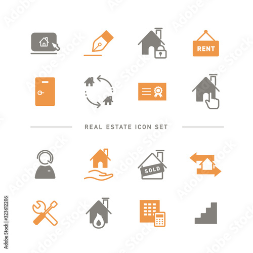 REAL ESTATE ICON SET