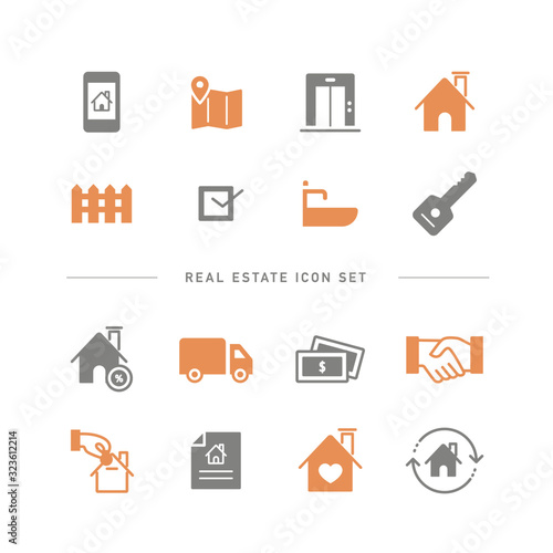 REAL ESTATE ICON SET