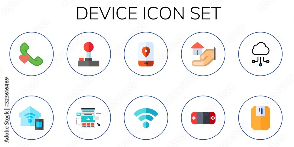 device icon set device icon set