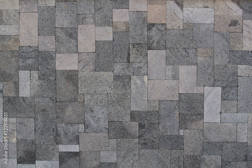 Wallpaper Mural Exterior stone wall made of natural rectangular rocks of lava flows - texture background Torontodigital.ca