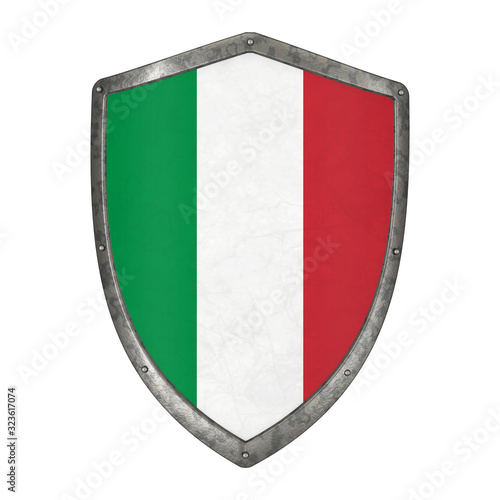 Free Download shield flag italy italian emblem country state shape  - GFXLoad