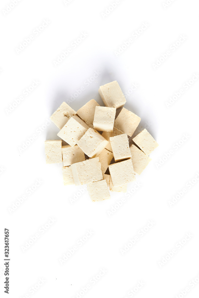 block of fresh tofu