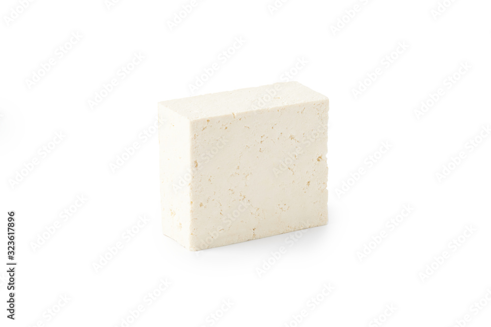 block of fresh tofu block of fresh tofu