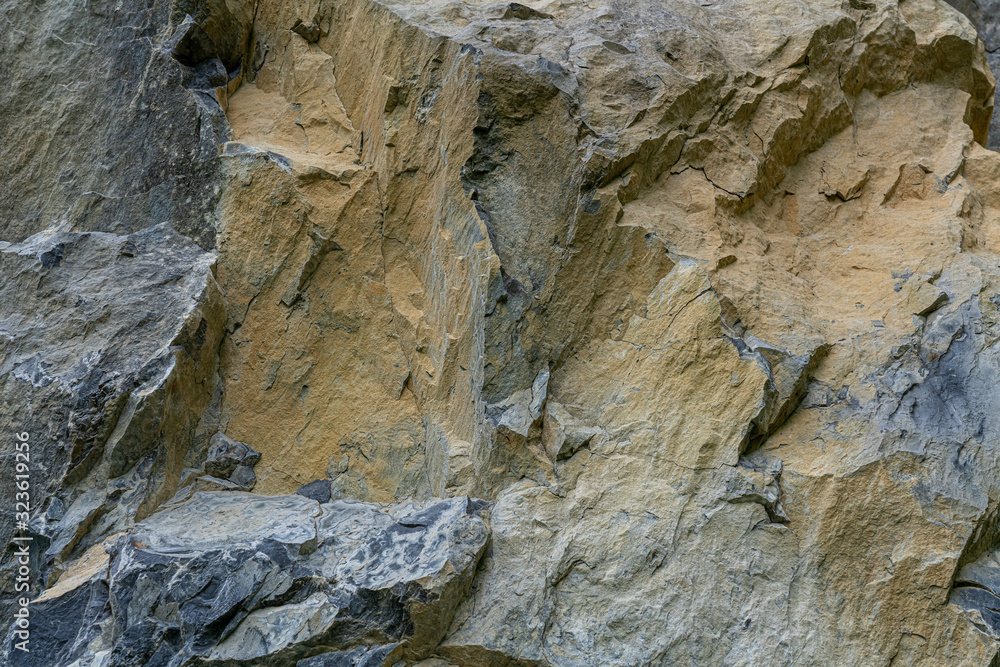 Naklejka premium texture of cracked stone