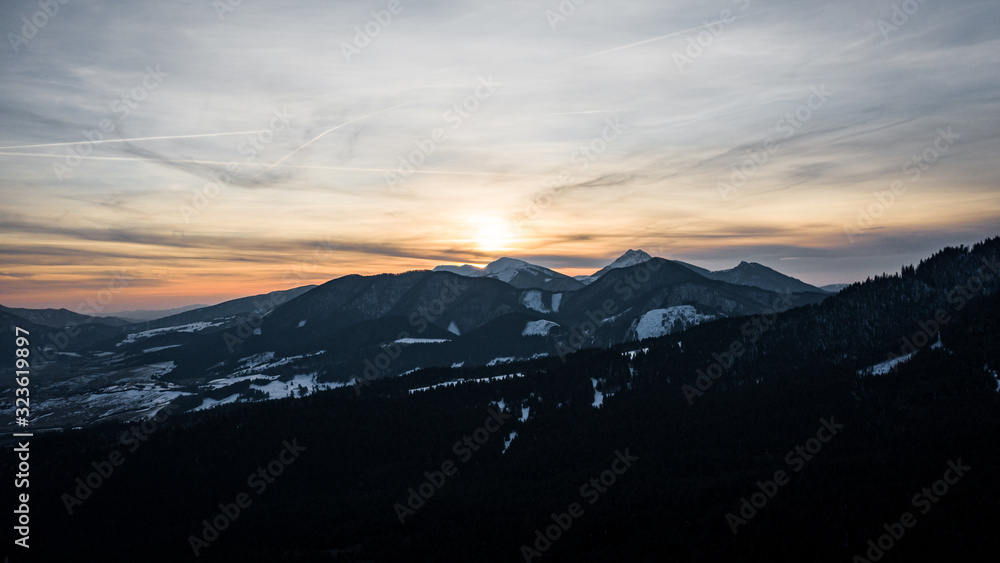 Slovak mountains for skiers - mountain landscape