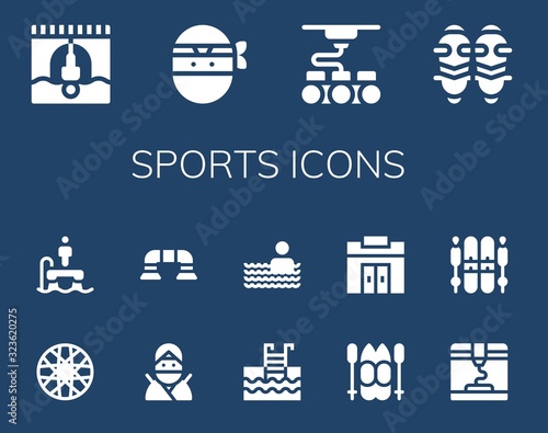 sports icon set