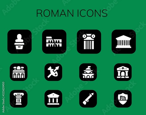 roman icon set