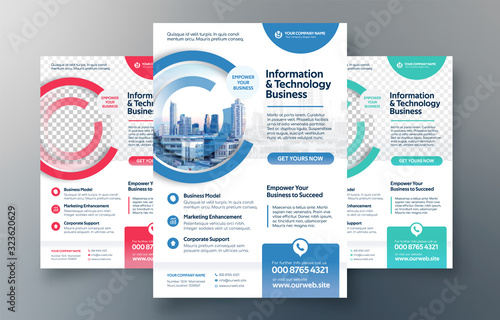 City Background Business Book Cover Design Template