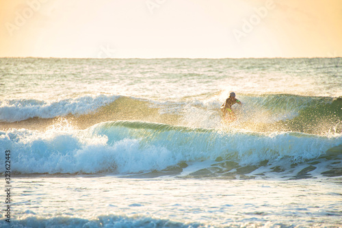 Winter Surfing in Shonan, Chigasaki, Japan photo