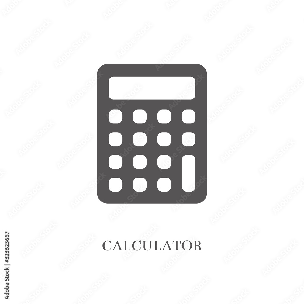 Calculator Icon Vector Template Illustration Design Calculator Icon Vector Template Illustration Design