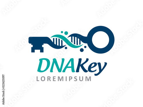 dna logo template design, icon, symbol