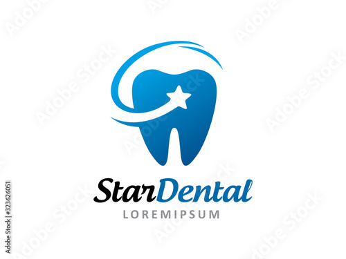 Dental logo template design, icon, symbol
