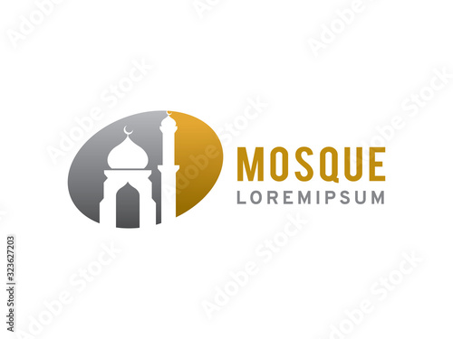 Wallpaper Mural Mosque logo template design, icon, symbol Torontodigital.ca