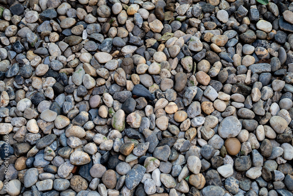 Texture of the stone wall.