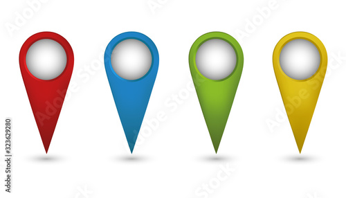 Free Download Vector map pointer - GFXLoad