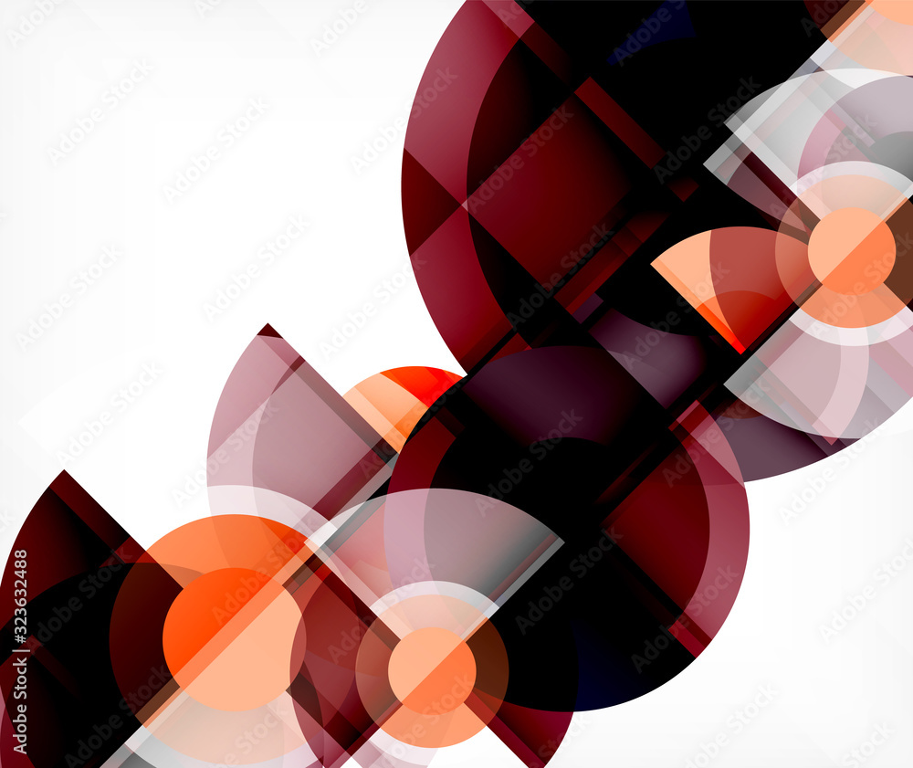 Abstract background, circle and triangle design round shapes overlapping. Geometric trendy template. Vector Illustration For Wallpaper, Banner, Background, Card, Book Illustration, landing page Abstract background, circle and triangle design round shapes overlapping. Geometric trendy template. Vector Illustration For Wallpaper, Banner, Background, Card, Book Illustration, landing page