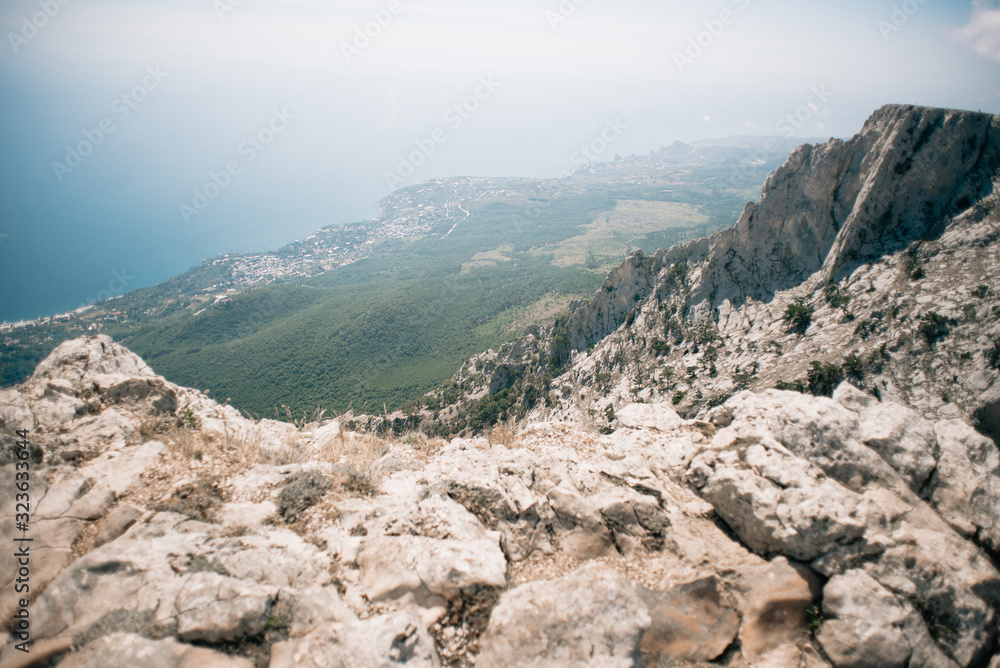 Rocks Ai Petri of Crimean Mountains. Russia. Rocks Ai Petri of Crimean Mountains. Russia.