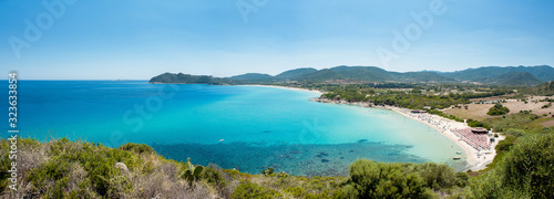 Sardinia. Italy. Cala Monte Turno and San Pietro Beaches.