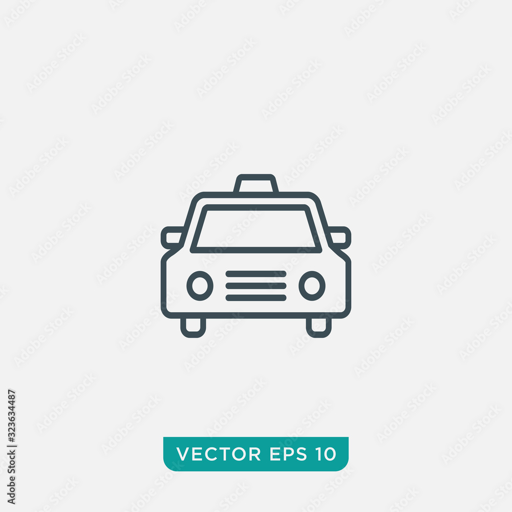 Taxi Icon Design, Vector EPS10 Taxi Icon Design, Vector EPS10