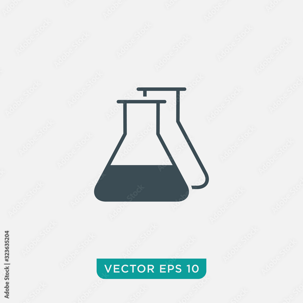 Flask Icon Design, Vector EPS10 Flask Icon Design, Vector EPS10