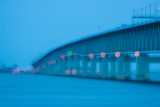 多重露光で幻想的に撮影した橋