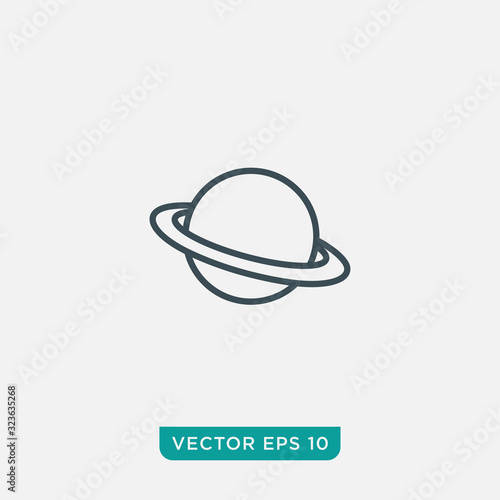 Planet Icon Design, Vector EPS10