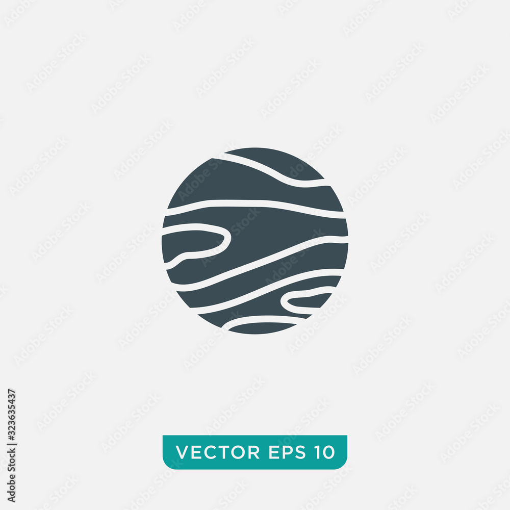 Planet Icon Design, Vector EPS10 Planet Icon Design, Vector EPS10