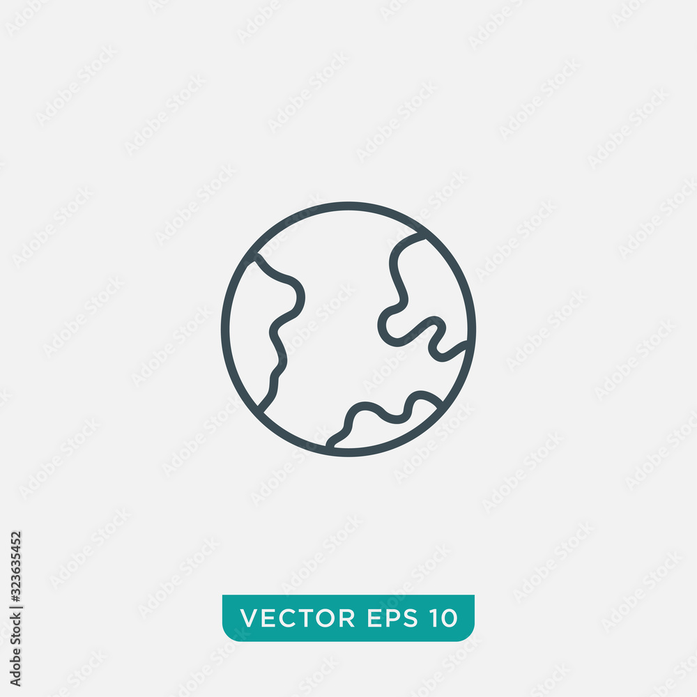 Planet Icon Design, Vector EPS10 Planet Icon Design, Vector EPS10