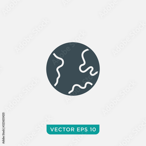 Planet Icon Design, Vector EPS10