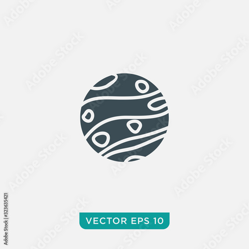 Planet Icon Design, Vector EPS10