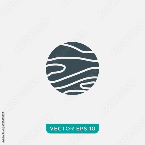 Planet Icon Design, Vector EPS10