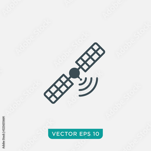 Satellite Icon Design, Vector EPS10