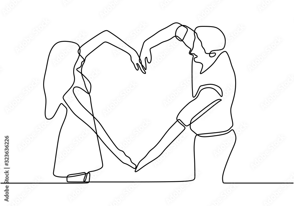 COUPLES IN LOVE Royalty Free Stock SVG Vector and Clip Art