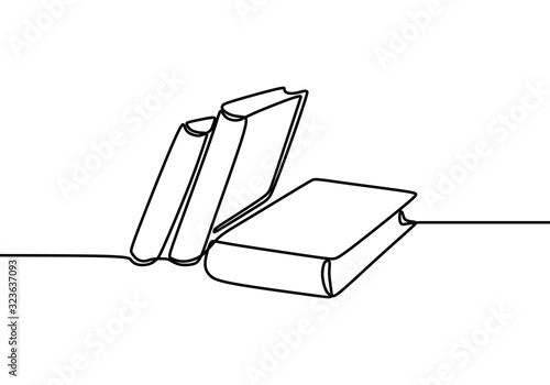 Stack of books on a white b...