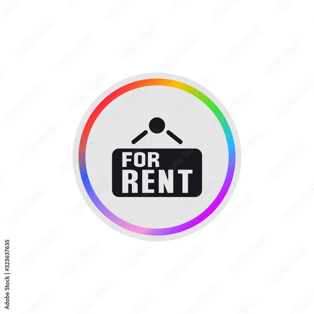 For Rent - Modern App Button For Rent - Modern App Button