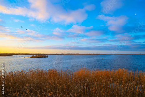 Early in the morning on the Peene river near the Baltic Sea. © Kai