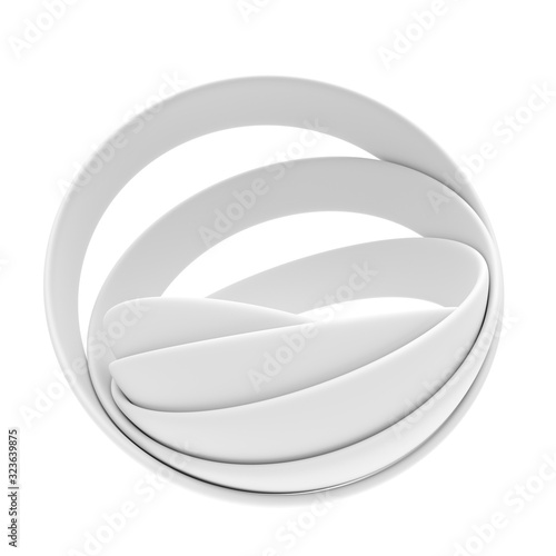 Futuristic Sphere Shape. Mi...