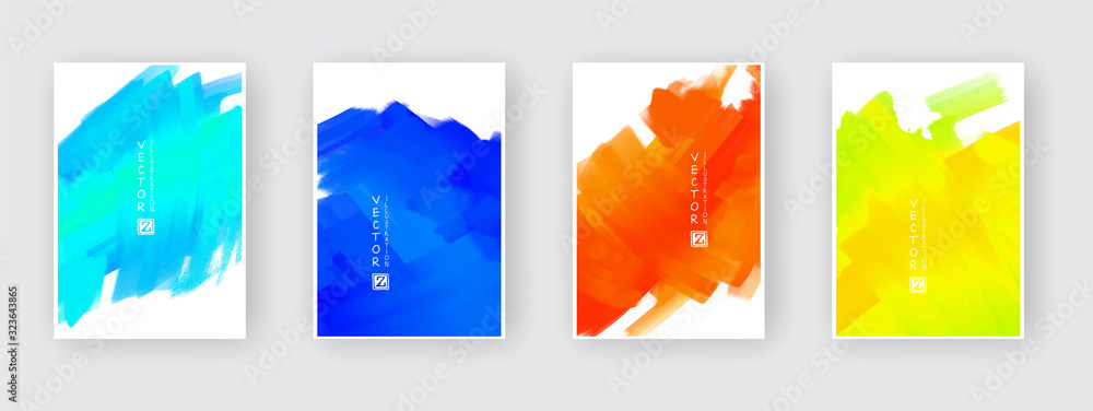 © sdmix - Vector design elements template for business brochure.