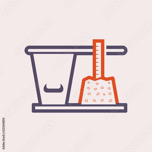 concrete testing icon