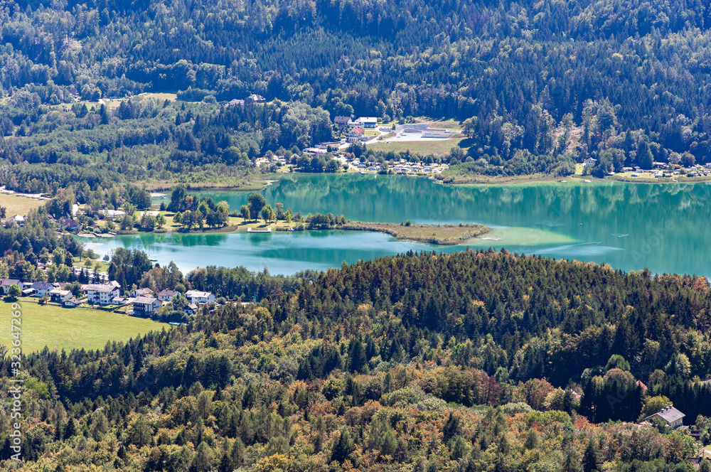 Keutschacher See in Kärnten, Österreich