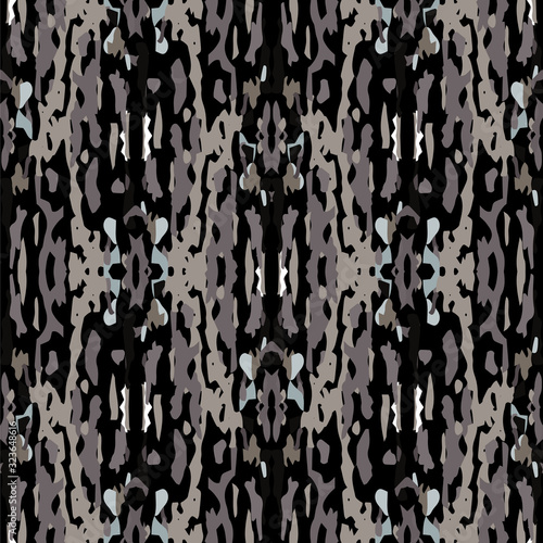 Ikat, Tie Dye. Batik, Hand Drawn Ornament. 