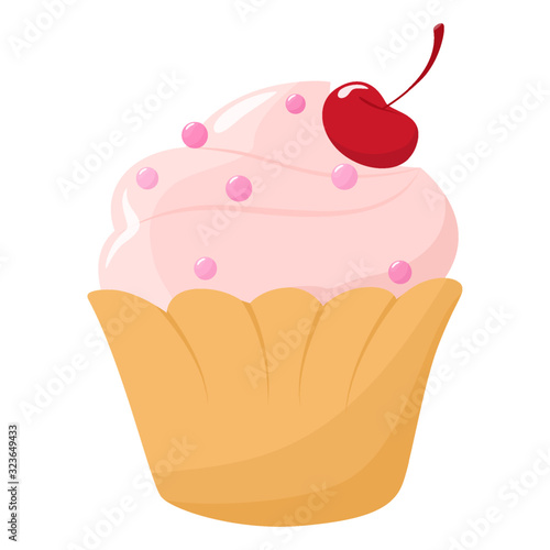 Sweet tasty cupcake