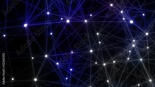 Wallpaper Mural Abstract background consisting of points and lines	 Torontodigital.ca