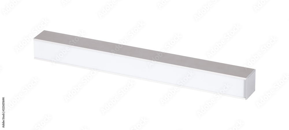 Flood light led bar projector lamp for industrial outdoor lighting isolated on white background Flood light led bar projector lamp for industrial outdoor lighting isolated on white background