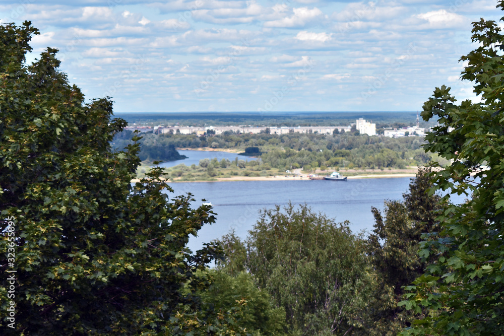 Fototapeta premium Volga river. Russia