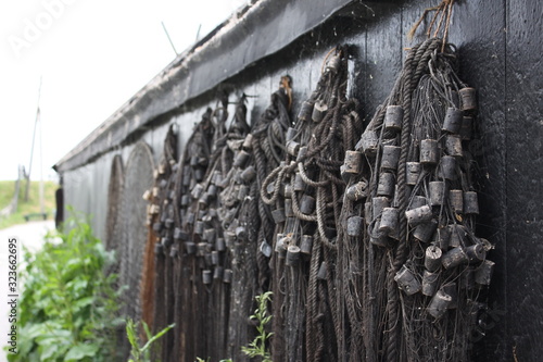 Old fishermen net photo