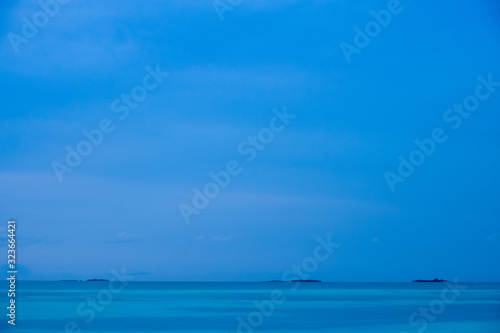 blue seascape in maldives islands