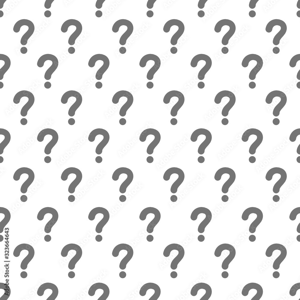 Questions marks seamless pattern background. Questions marks seamless pattern background.