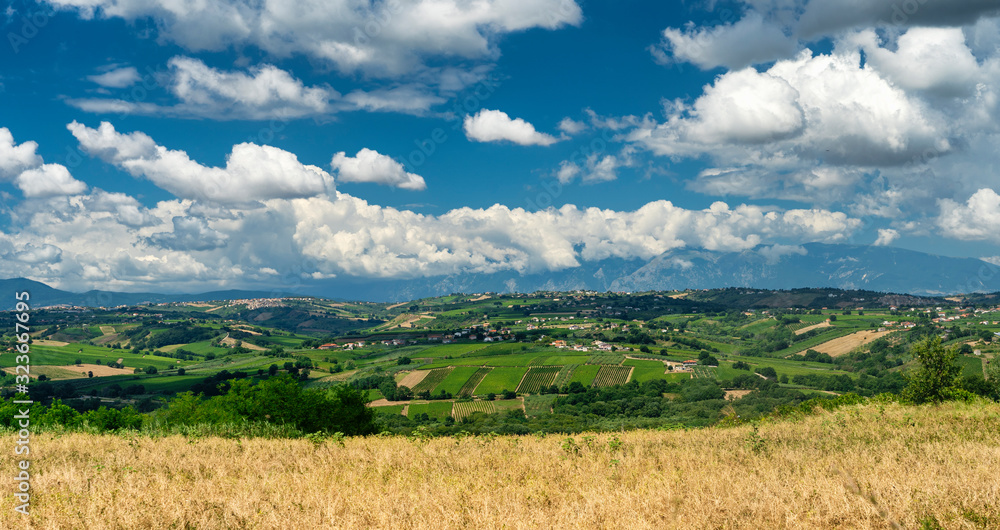 Rural landscape near Vasto, Abruzzo